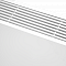Coral convector heater for spaces with panoramic glazing, minimal height